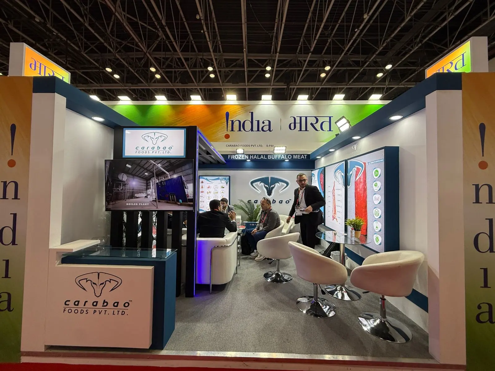 Carabao exhibition stand, Gulfood Dubai 2026, 16 sqm